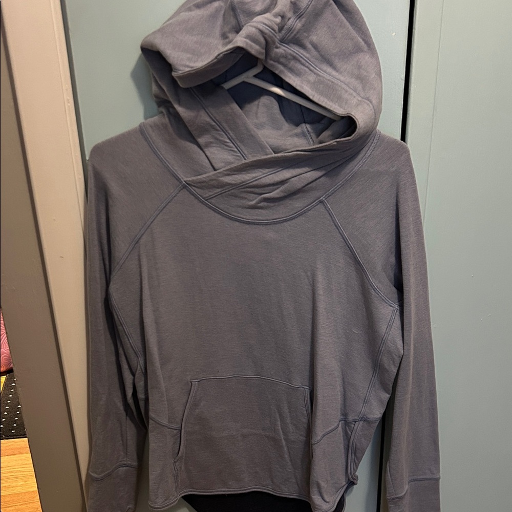 lululemon athletica Heathered Blue Hoodie